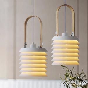 China Nordic Designer Simple Living Room Dining Room Bedroom Ancient Style Creative Multi-layer Pendant Light factory