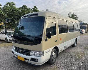 China Toyota 23 Seats Used Coaster Bus 7m Gasoline Used Mini Bus factory