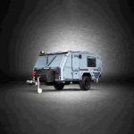 NJSTAR Hard Shell Pop Up Camper Aluminum Pop Up Travel Trailers