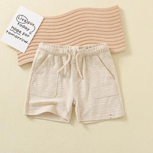 China Toddler Baby Clothes Summer Cotton Shorts Overalls Baby Boys Girls Solid Cotton Linen Shorts Kids Pants Shorts factory