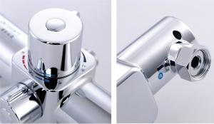 China Electric Shower Thermostatic Control Valve Metal Concealed Wall Mounted Switch Faucet factory