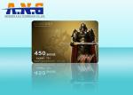 Prepaid Game VIP Members Plastic PVC Cards 85.5×54MM with Magnetic Stripe