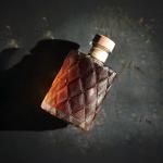 LFGB Liquor Empty Glass Wine Bottles 200ml Cork Sealing Type