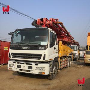 China ISUZU 6x4 Chassis Used Concrete Pump Truck With Good Condition factory