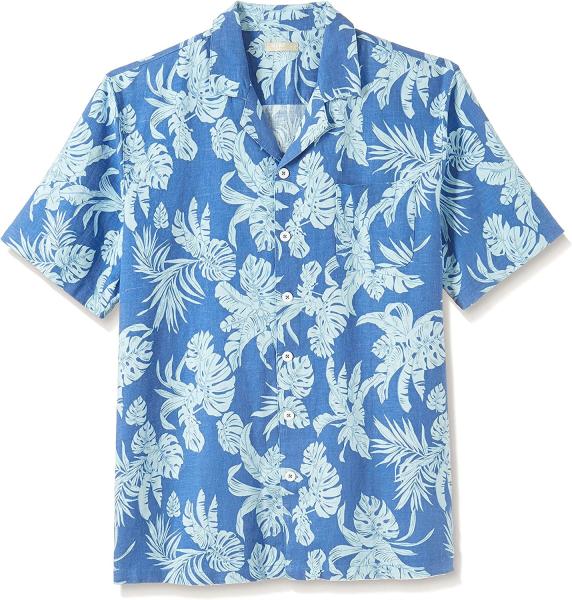 Vintage 45% Viscose Hawaiian Mens Casual Short Sleeve Shirts Button Up Relaxed