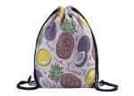 Promotional Large Drawstring Bag Backpack Offset Print