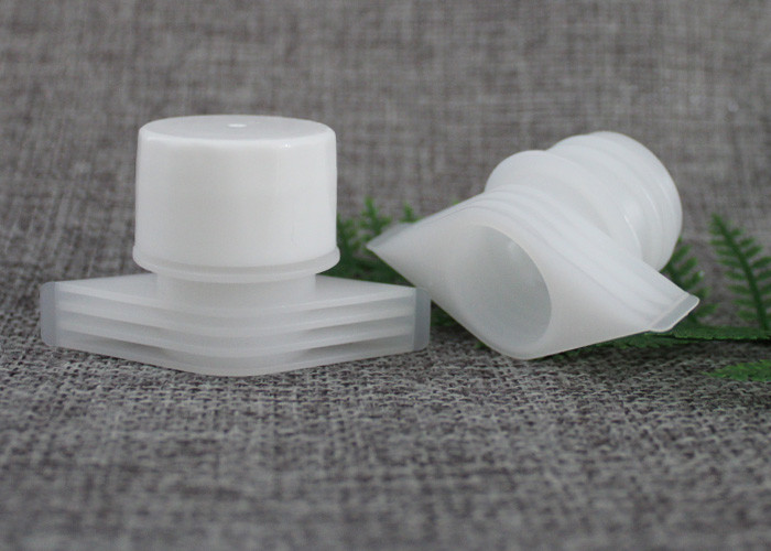 Flexible Packaging Bag Spout Caps In Plastic PE Food Grade 24.5 Nozzle Outer Diameter