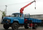 Durable Hydraulic Truck Loader Crane , Boom Truck Crane 3.2 Ton