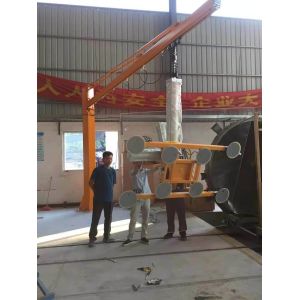 Vertical Structure Glass Crane Vacuum Glass Suction Crane Lifter with Sucking
