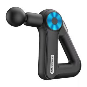 China 9 in 1 Blue Plastic Electric Massage Gun for Deep Tissue Relief of Shoulder Neck Arm Leg and Back Innovative Design factory