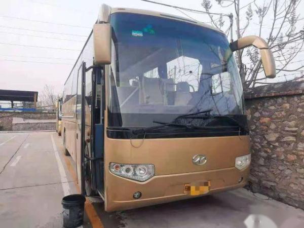 Higer Brand Used Coach Bus KLQ6109 46 Seats Low Kilometer Left Steering Singel