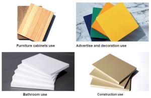 China High Density White 19mm Sintra PVC Forex Sheet For Upholstery factory