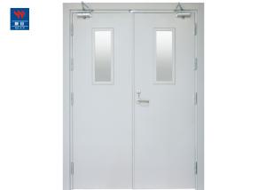 China Double Interior Escape Exit Iron Fireproof Steel Doors factory