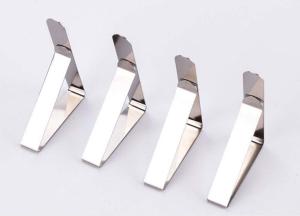 China Small order Triangle Adjustable Stainless Steel Table Cloth Clip include Picnic Table Cloth Holder Wedding factory