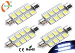 8 Pcs 3 Chip 5050 LED Car Light Bulbs , 12v White LED Festoon Bulb