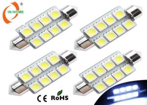China 8 Pcs 3 Chip 5050 LED Car Light Bulbs , 12v White LED Festoon Bulb factory