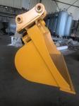Mini 1-10 Ton Excavator Ditching Bucket 0.1-0.4 Cbm Smooth For PC40 PPC50 CAT70