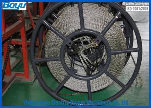 China 28mm 480kN 12 Strands T29 Structure Anti twist Galvanized Braided Steel Wire Rope Overhead Conductor Stringing factory
