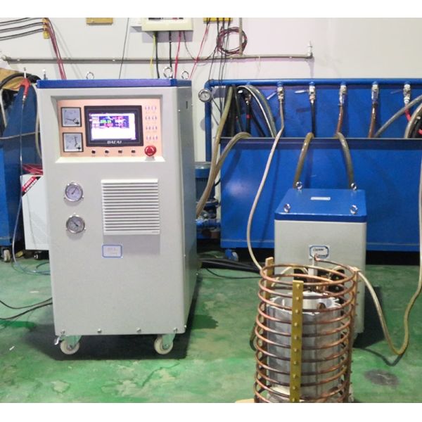 China 120KW Digital Water Cooled Induction Heating Machine  For Forging Alum Rotor Heating factory