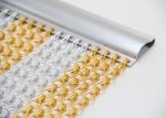 1.6mm Aluminium Chain Door Fly Screen Hotels Restaurants Retail Outlets