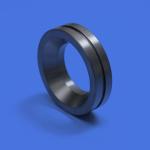 Impact Resistant Chromium Carbide Coated Wire Wheels Tungsten Steel Roller Ring