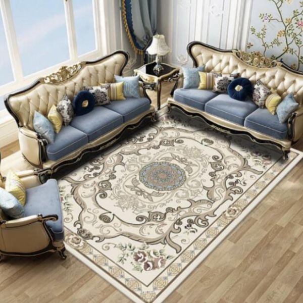 Full Living Room Floor Carpets Crystal Velvet Sofa Bed Blanket Home Machine Washable