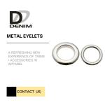 High Durability Metal Eyelet Rings Crack-Proof For Clothings Decoration