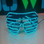 beautiful shutter glasses/el glasses/glow glasses