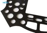 Customized 3K / 6K Surface Carbon Fiber Components Black Color High Durability
