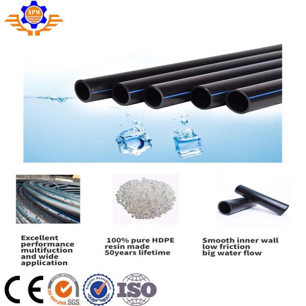 55kw Cable Conduit PE Pipe Extrusion Line Guillotine Cutter Pipe Cutting Machine