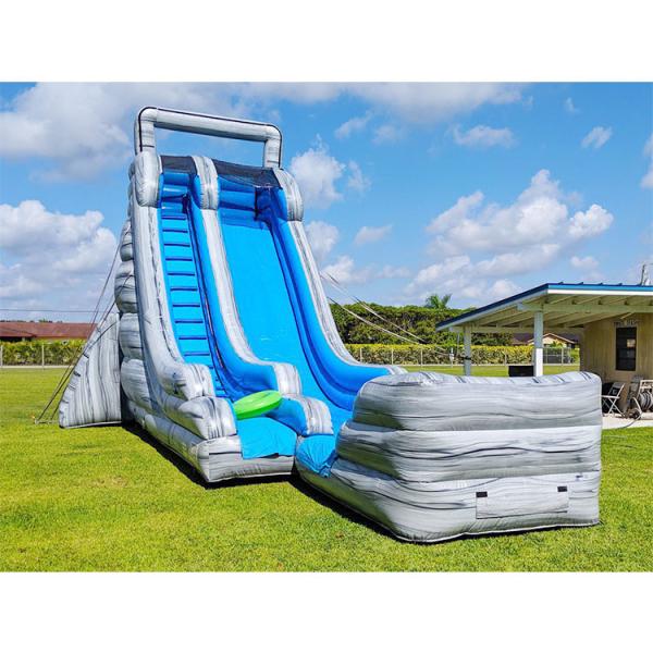 Big Inflatable Slide Water Lake Inflatable Water Park For Child And Adult