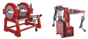 China Two Clamps Butt Fusion Welding Machine 63mm - 200mm HDPE Semi Auto factory