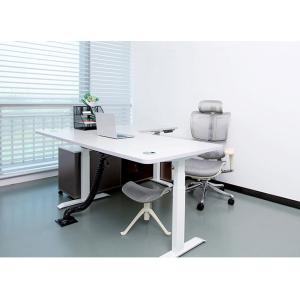 China Height Adjustable Wooden L Shape Standing Desk for Modern Boss Study Office Furniture factory