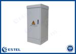 24U Galvanized Steel Outdoor Telecom Enclosure Double Doors Double Walls