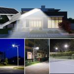 Aluminum Seperated Solar Powered Outdoor Street Lamp Led Street Light DC 300W