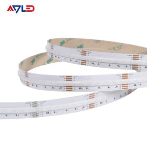 China UL Listed Waterproof LED Strip Lights Flexible DC24V Dotless RGB CCT COB LED Strip factory