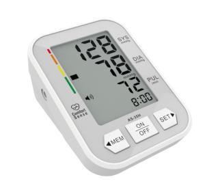 China 280g Portable Arm Blood Pressure Monitors DC 6V Household Digital BP Monitor factory