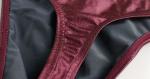 Mens String Bikini Briefs Underwear Man Black Red Grey Faux Leather Thongs Sexy