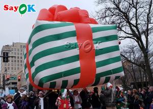 China Oxford Cloth Inflatable Christmas Gift Box Helium Parade Balloon factory