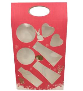 China Clear PVC Window Christmas Special Packing Boxes , Christmas Paper Box factory