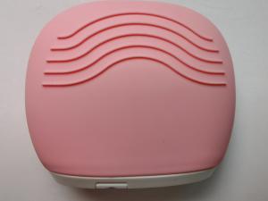 China Rowgee Pink Silicone Exfoliating Face Brush Home Use Beauty Equipment factory