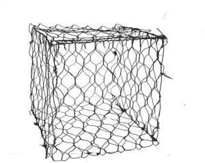 China Professional Manufacture Promotion Price Hexagonal Gabion Basket Mesh Fence Galvanized Gabion Wall Cages Box factory