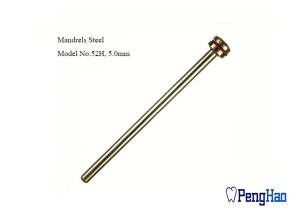 China Stainless Steel Reinforced Dental Straight HP Mandrels 100pc/Box For Wheel factory