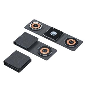 China Portable Fold 15w 10w 5w Wireless Charger for Iphone OEM/ODM and Logo Customized Logo factory