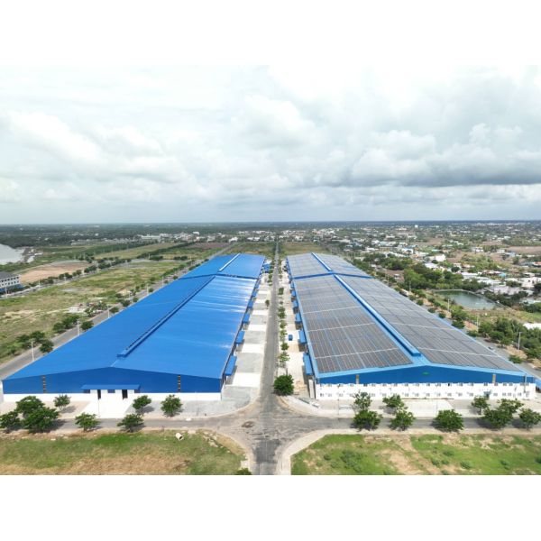 Round Bar Brace Warehouse Steel Structure ASTM Standard Prefabricated Warehouse