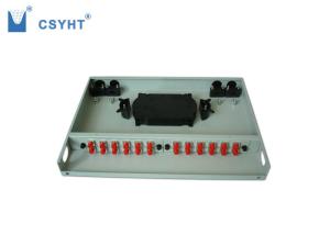 China 1U Height Fiber Optic Termination Panel 24 Fibers Standard Size Reasonable Structure factory