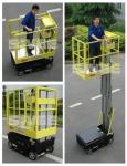 Motor Driven 5m Height Aerial Work Platform Self Driven Dual Mast Lightweight