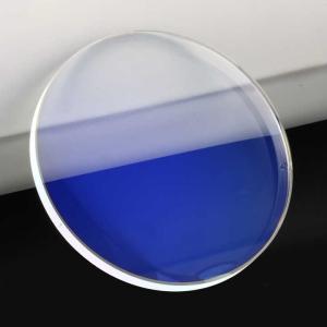 China Good Selling Ophthalmic Lenses Chinese Custom Logo Round Single Vision Anti Blue Ray Glasses Lens Eyeglasses Optical Lenses factory