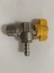 Medium Temperature Half Inch Brass Angle Valve For Kitchen Copper Handle
