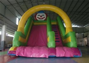 China Fire Resistant Double Lane Commercial 18 Foot Inflatable Slide For Garden factory